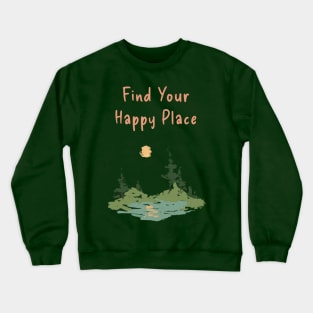 Happy place Crewneck Sweatshirt